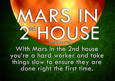 You want to get rich. . Synastry mars in 2nd house